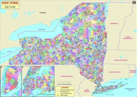 ny state zip codes by county.